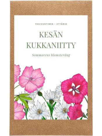 Kesän kukkaniitty siemenpussi etupuoli