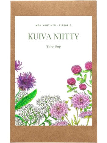 Kuiva niitty siemenpussi etupuoli