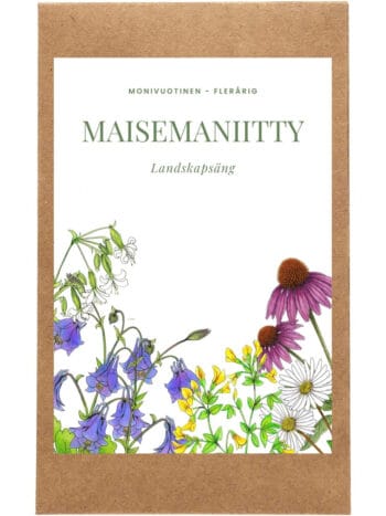 Maisemaniitty siemenpussi etupuoli