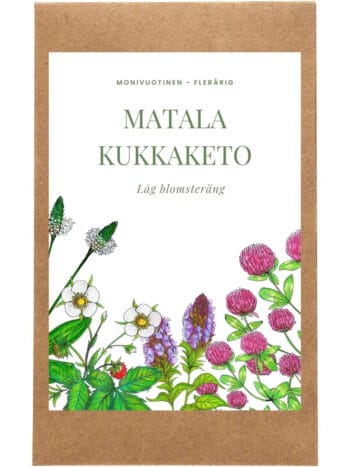 Matala kukkaketo siemenpussi etupuoli